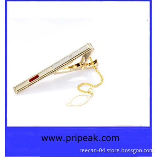 Tie Clips with Chain